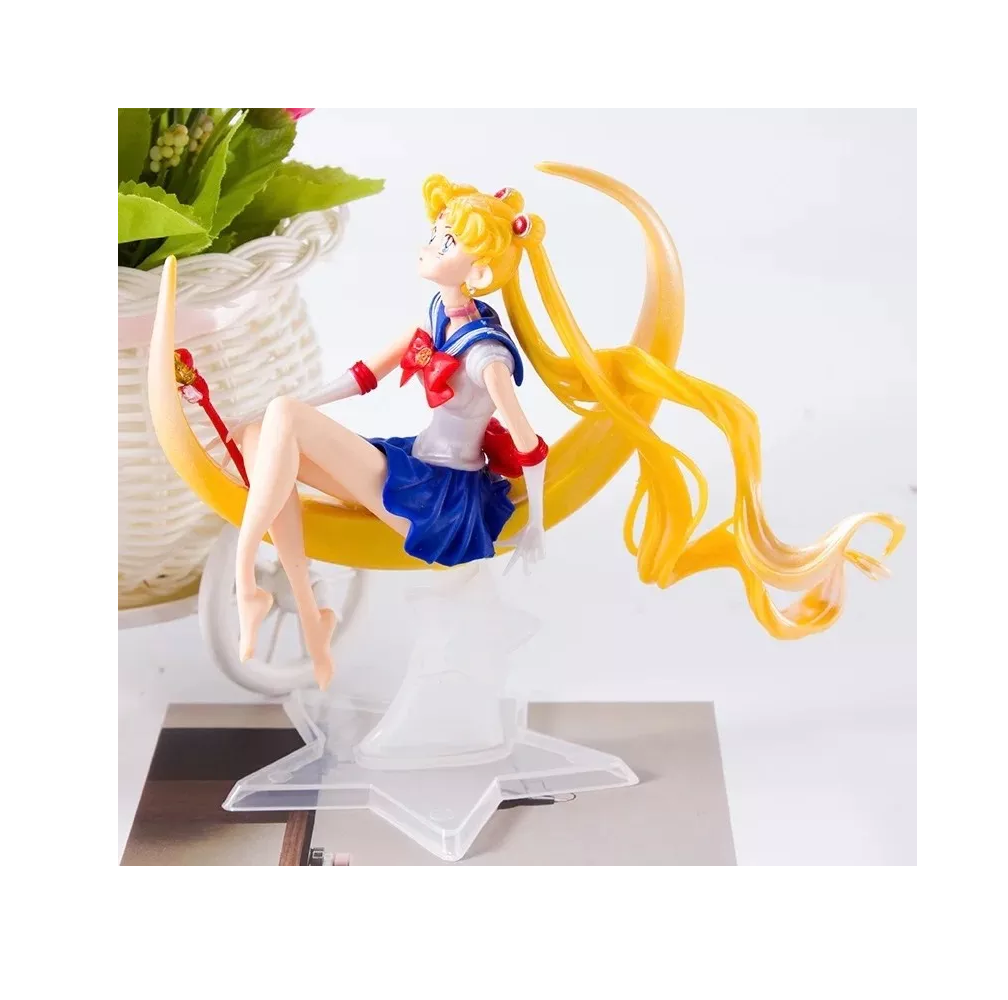 Foto 6 pulgar | Figura Serena Belug Sailor Moon Con Base Lunar