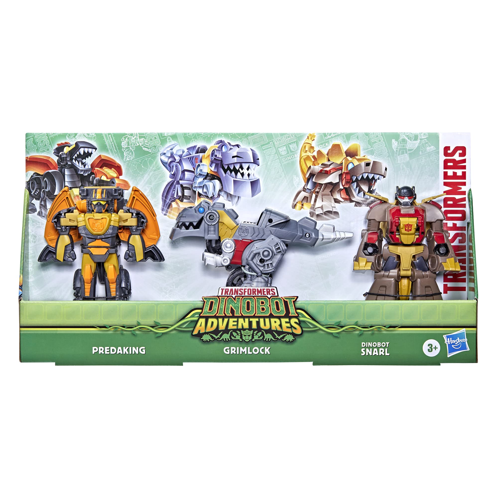 Foto 4 pulgar | Bots De Rescate Playskool Tra Dinobot Squad Transformers - Venta Internacional