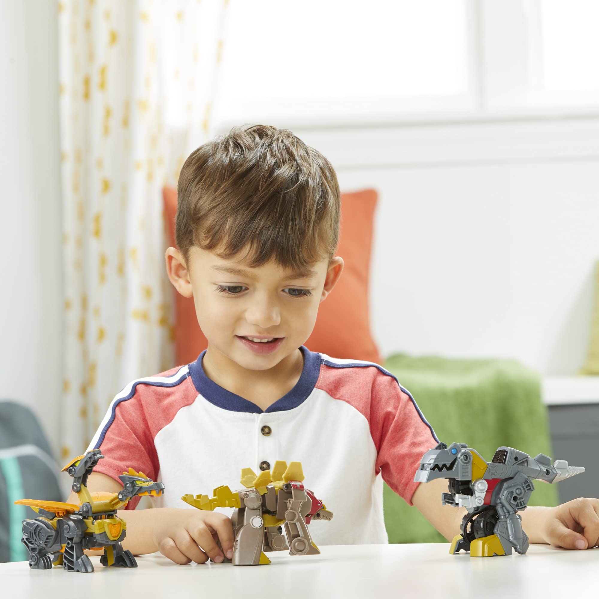 Foto 7 pulgar | Bots De Rescate Playskool Tra Dinobot Squad Transformers - Venta Internacional