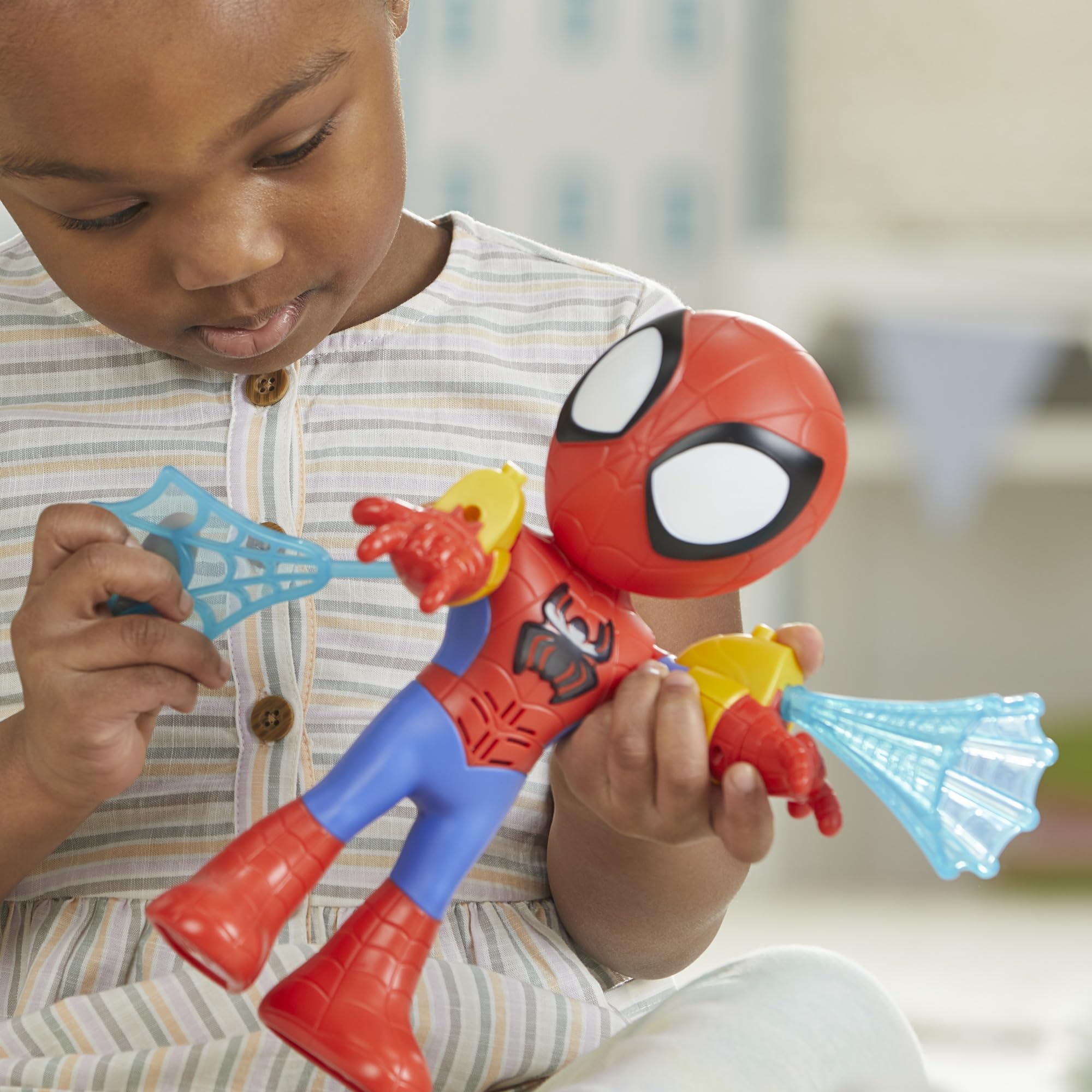 Foto 4 | Figura De Acción Marvel Spidey And His Amazing Friends 25 Cm - Venta Internacional.
