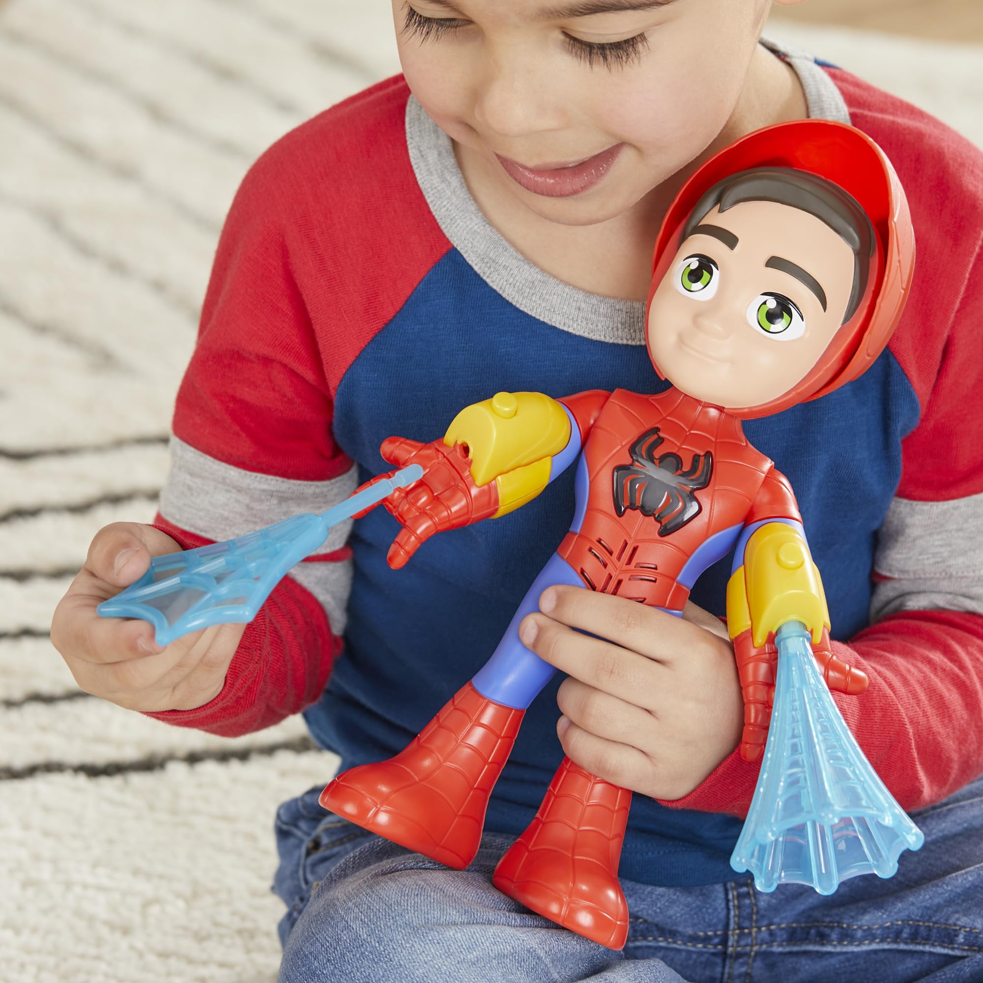 Foto 6 | Figura De Acción Marvel Spidey And His Amazing Friends 25 Cm - Venta Internacional.