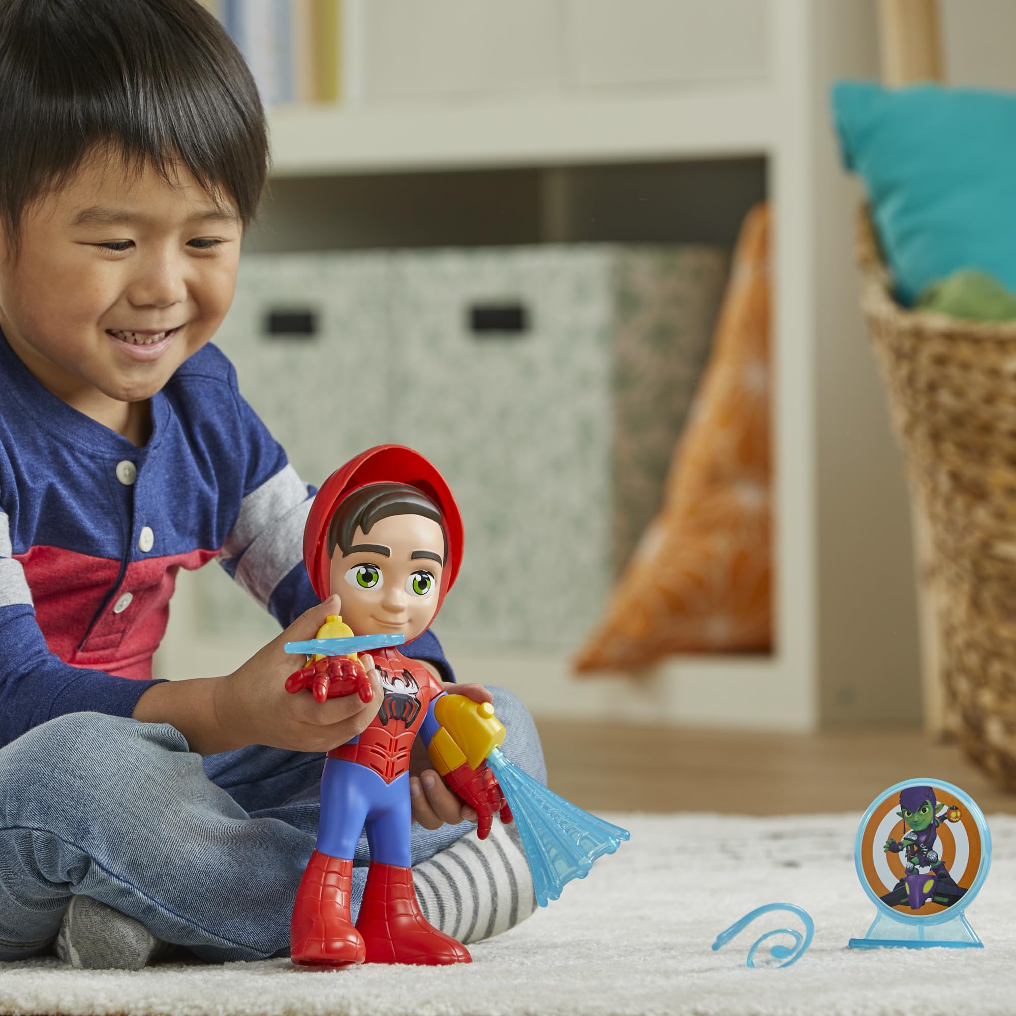 Foto 7 | Figura De Acción Marvel Spidey And His Amazing Friends 25 Cm - Venta Internacional.