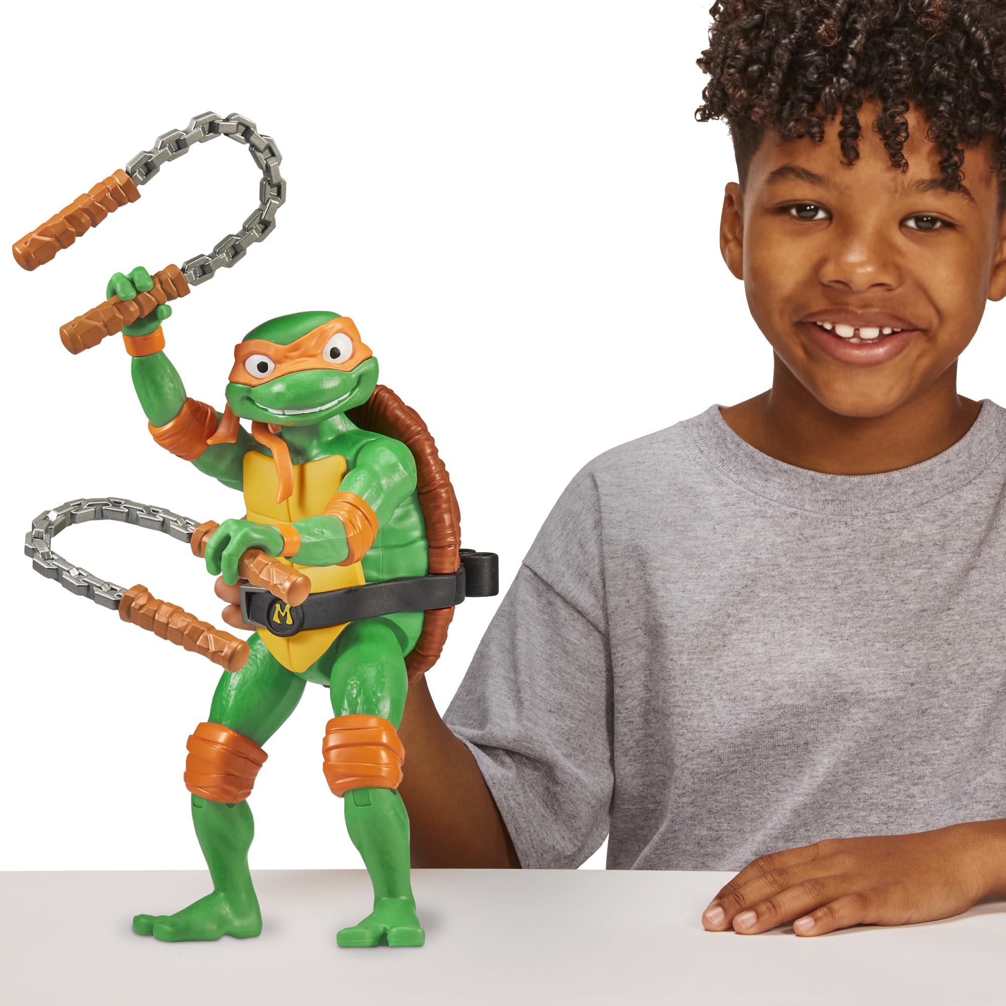 Foto 3 pulgar | Figura De Acción Teenage Mutant Ninja Turtles Michelangelo 30 Cm - Venta Internacional.