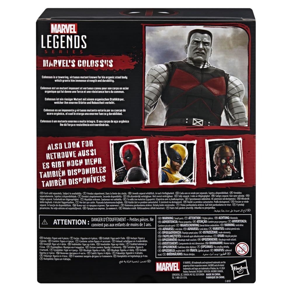 Foto 4 pulgar | Figura De Acción Colossus Deadpool De La Serie Marvel Legends 15 Cm - Venta Internacional.