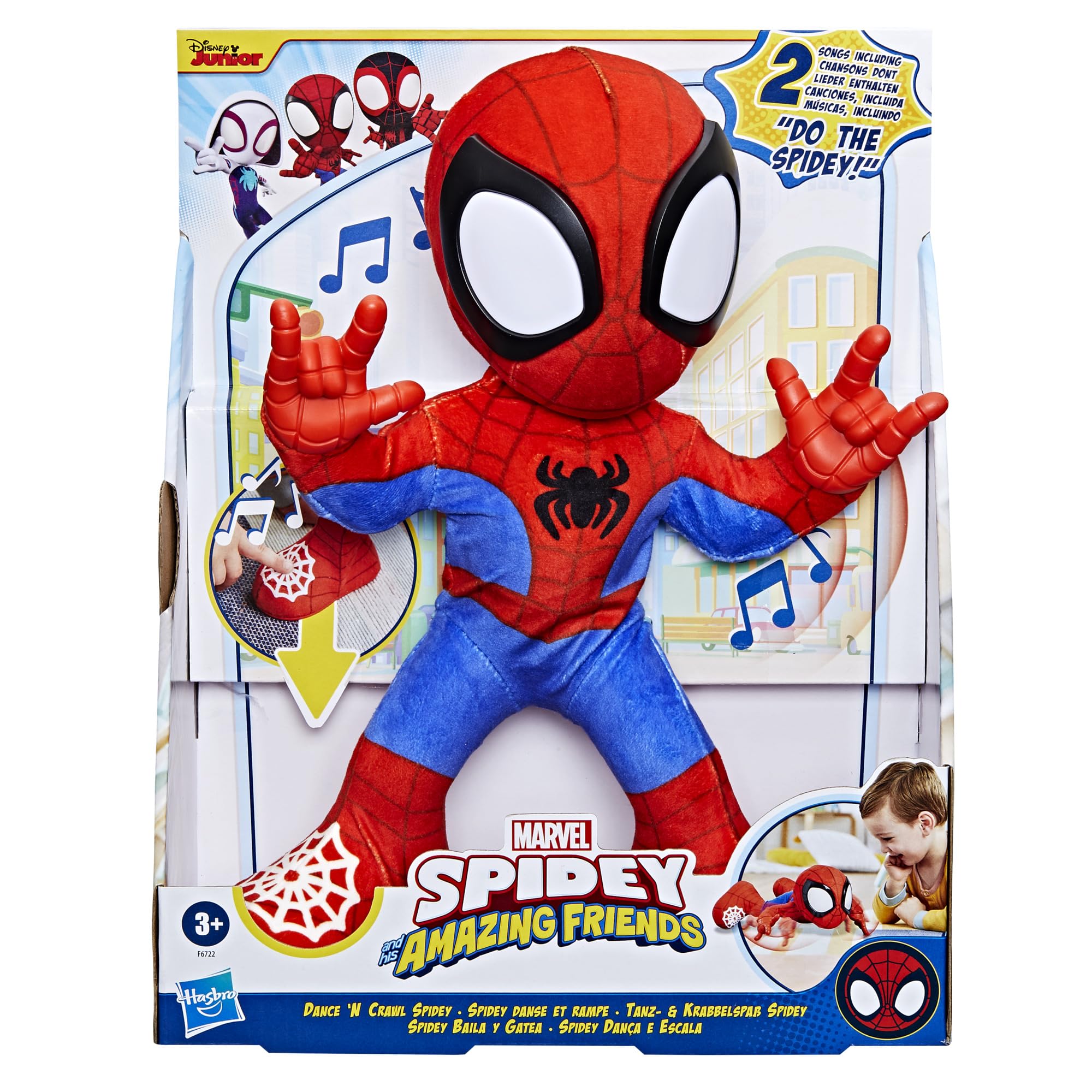 Foto 3 pulgar | Peluche Saf Dance N Crawl Spidey Con Sonidos Y Frases - Venta Internacional.