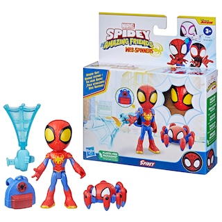 Foto 2 | Figura De Acción Spidey Web Spinner De 10 Cm Con Accesorios - Venta Internacional.