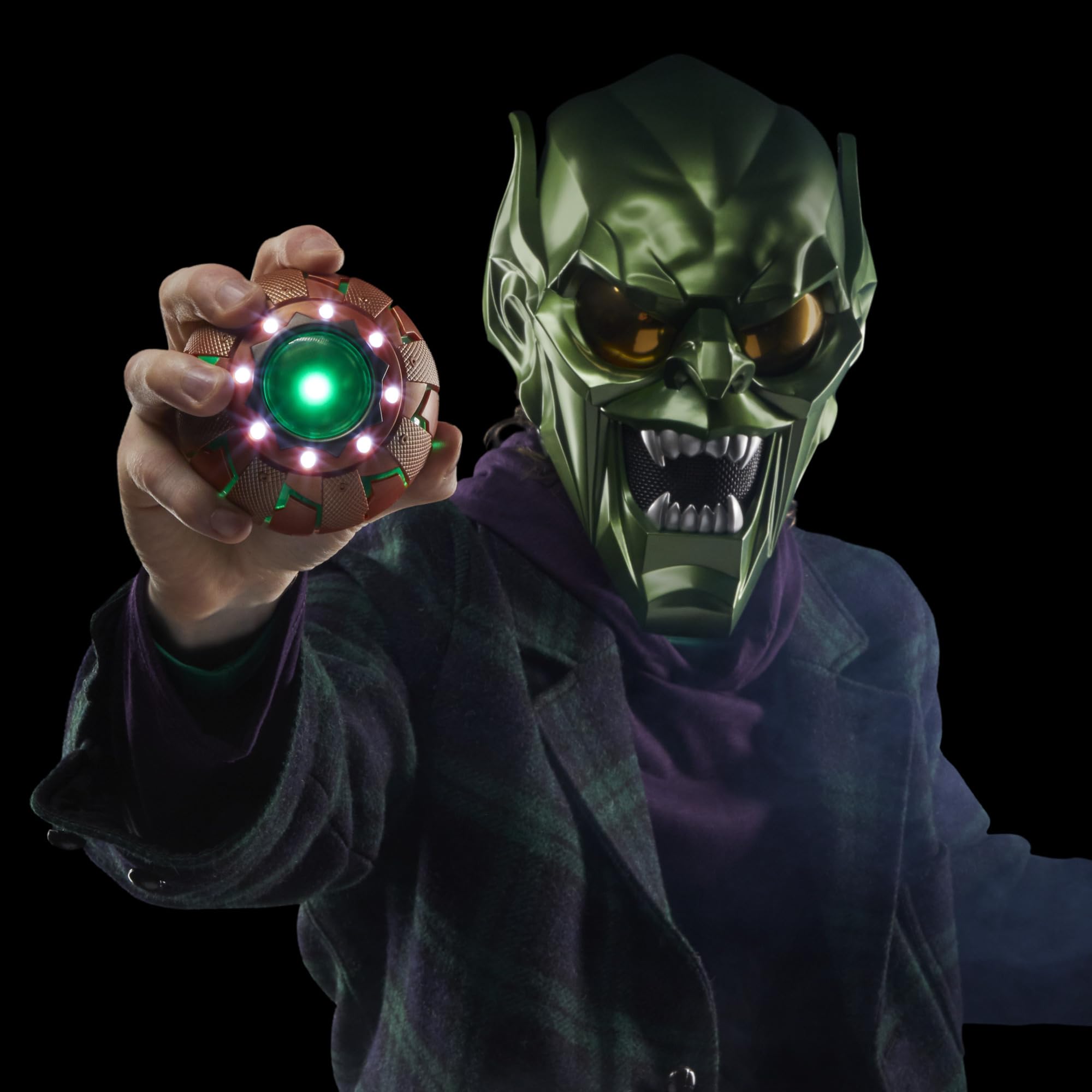 Foto 7 pulgar | Roleplay Gear Marvel Legends Series Green Goblin Pumpkin - Venta Internacional.