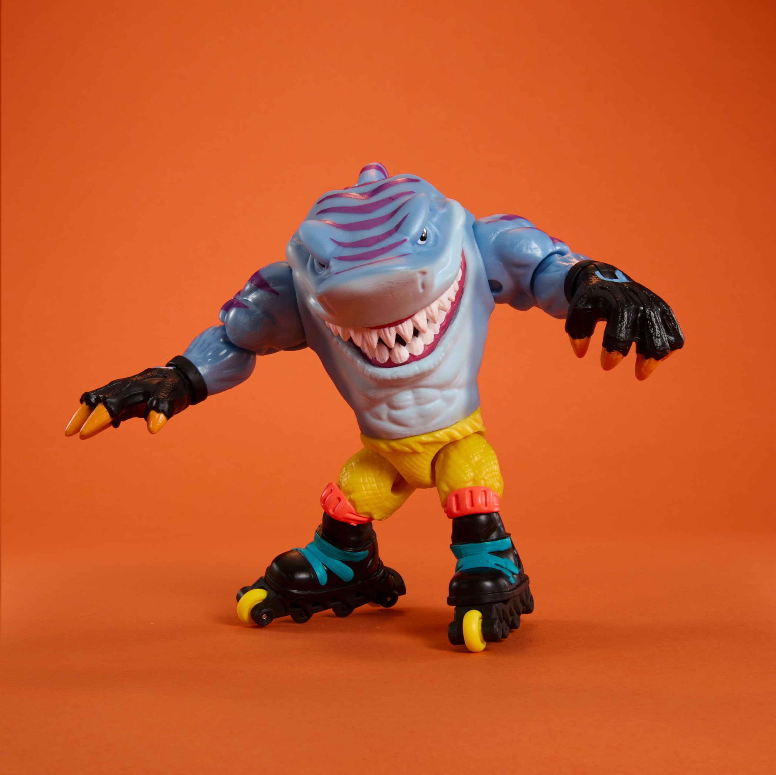 Foto 6 pulgar | Figura De Acción Mattel Street Sharks Skreek Con Bite & Skate De 6 Pulgadas - Venta Internacional.