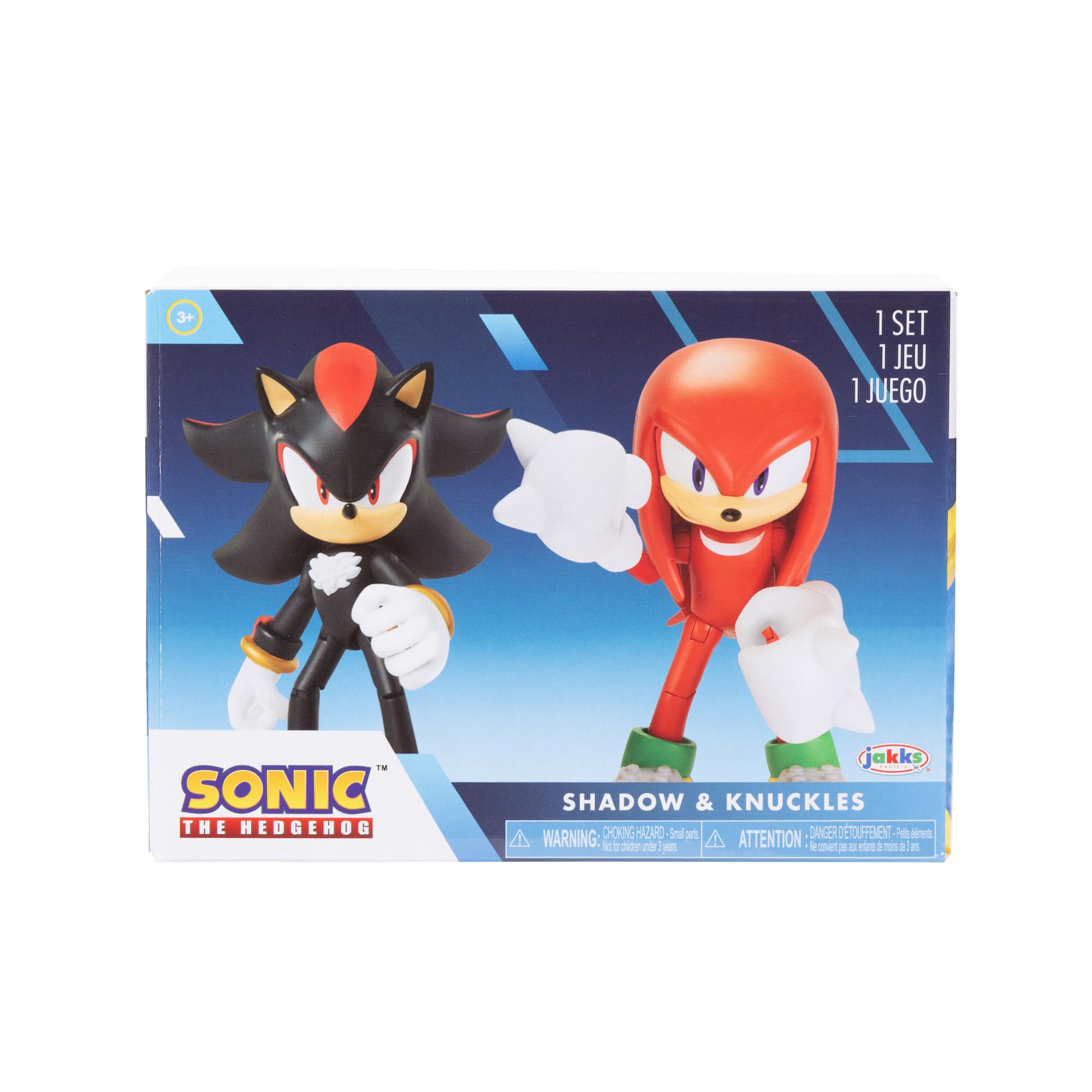 Foto 4 pulgar | Figura De Acción Sonic The Hedgehog 4 Knuckles & Shadow 2, Paquete - Venta Internacional.