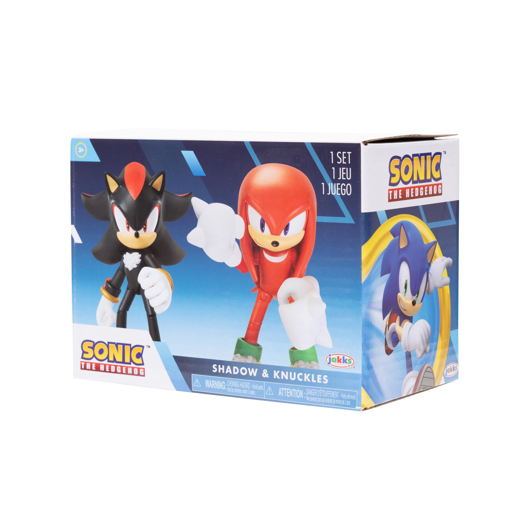 Foto 7 pulgar | Figura De Acción Sonic The Hedgehog 4 Knuckles & Shadow 2, Paquete - Venta Internacional.