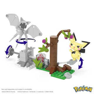 Foto 2 | Set De Juguetes Para Construir Figuras De Acción Mega Pokémon Pichu's Forest - Venta Internacional.