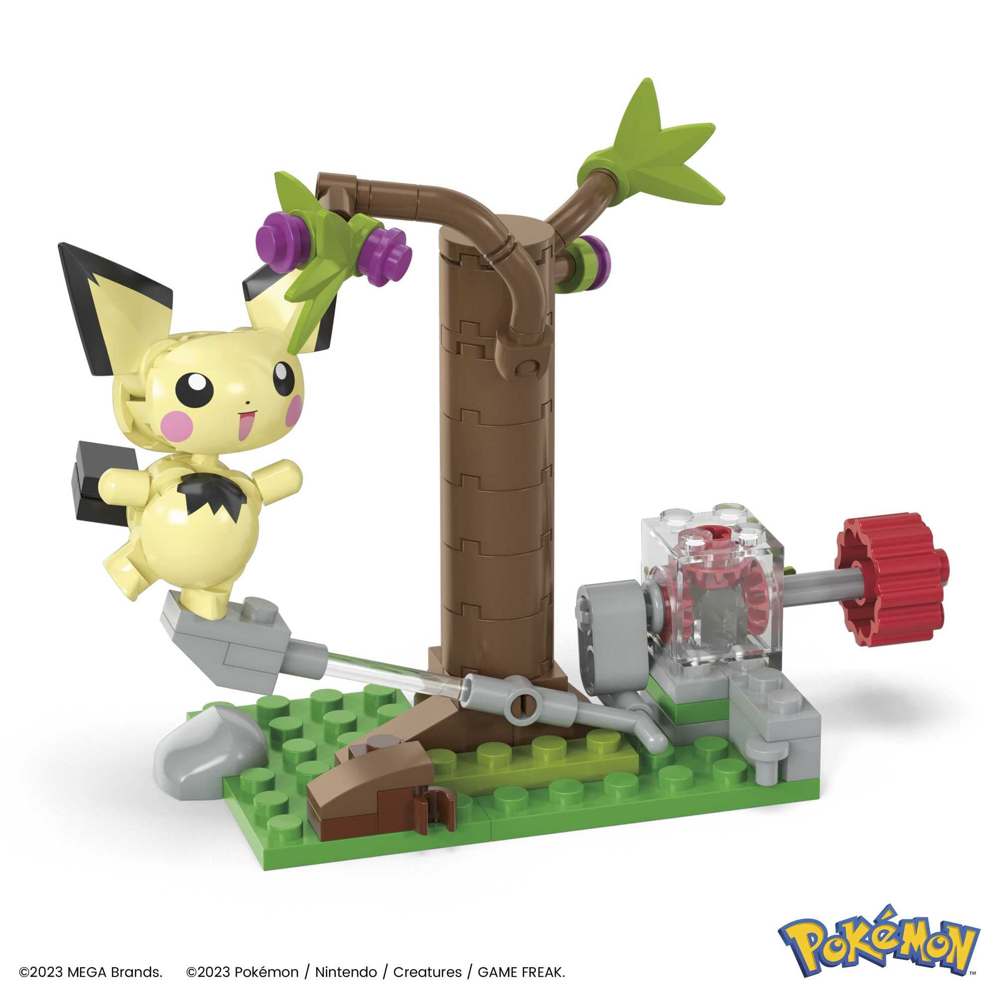 Foto 7 pulgar | Set De Juguetes Para Construir Figuras De Acción Mega Pokémon Pichu's Forest - Venta Internacional.