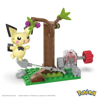 Foto 6 | Set De Juguetes Para Construir Figuras De Acción Mega Pokémon Pichu's Forest - Venta Internacional.