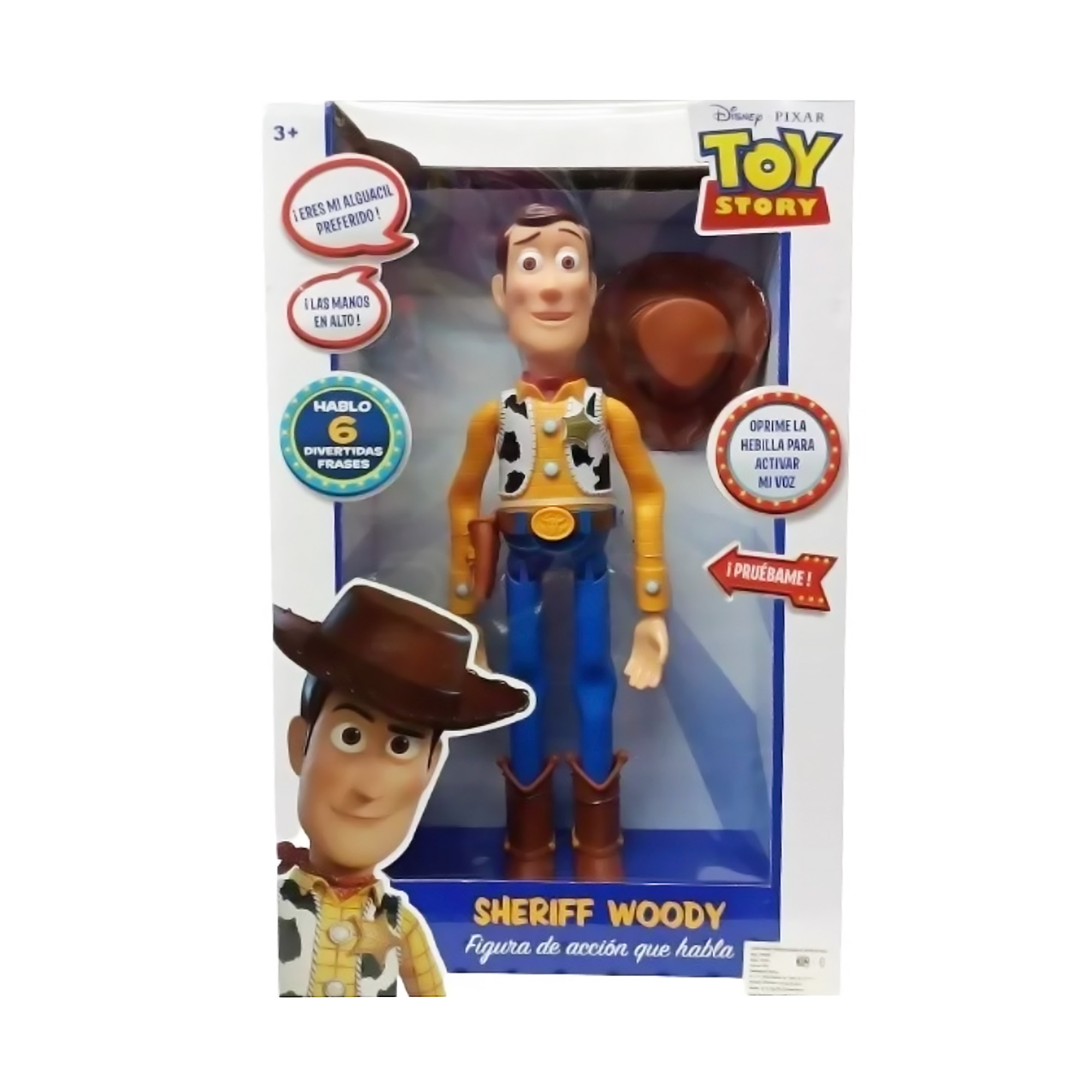 Toy Story 4 Disney Vaquero Woody Parlante 40 Cm Español Full