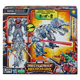 Foto 6 | Figuras De Acción Marvel Mech Strike Mechasaurs Ultron - Venta Internacional.