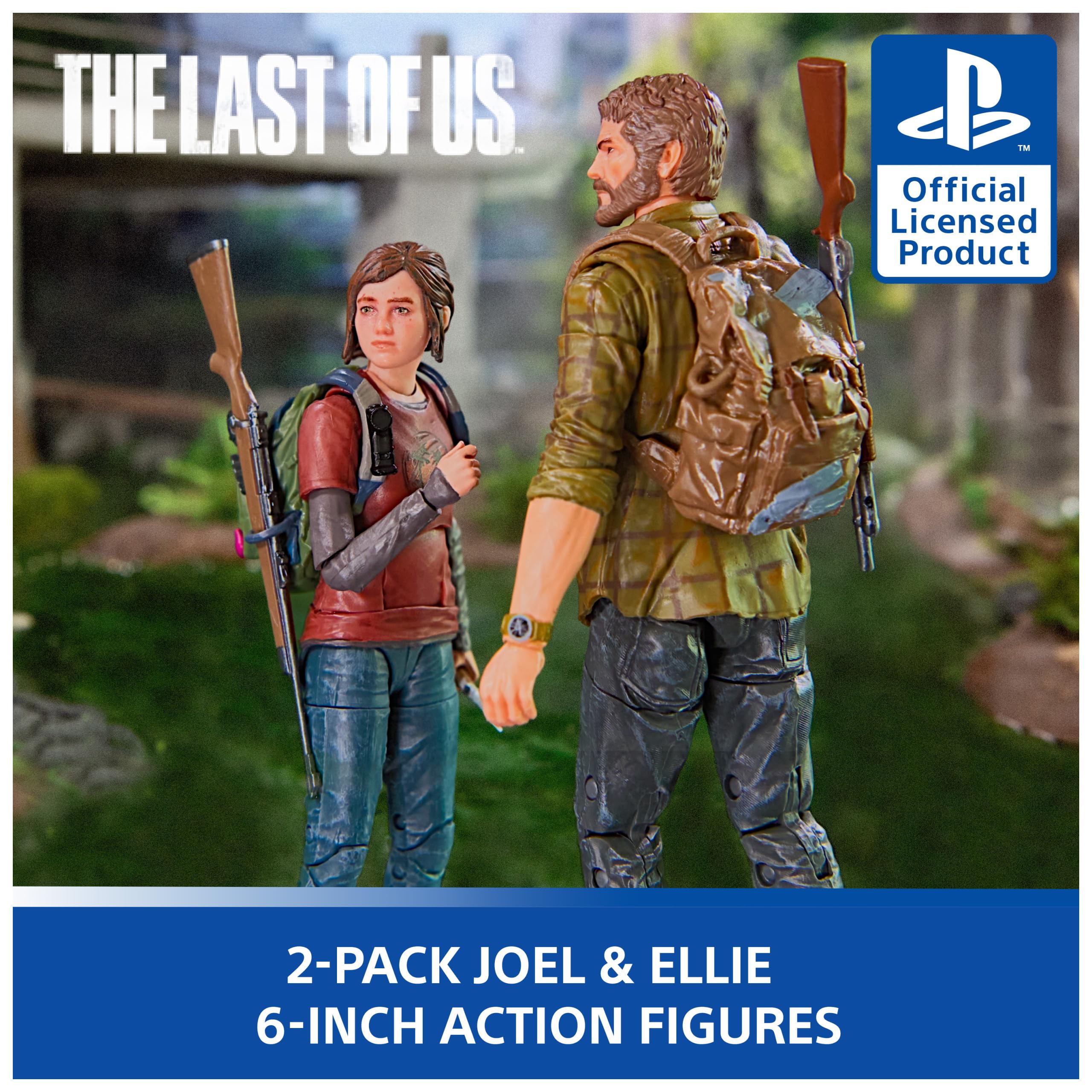 Foto 3 pulgar | Figuras De Acción Playstation The Last Of Us Joel & Ellie 6'' - Venta Internacional.