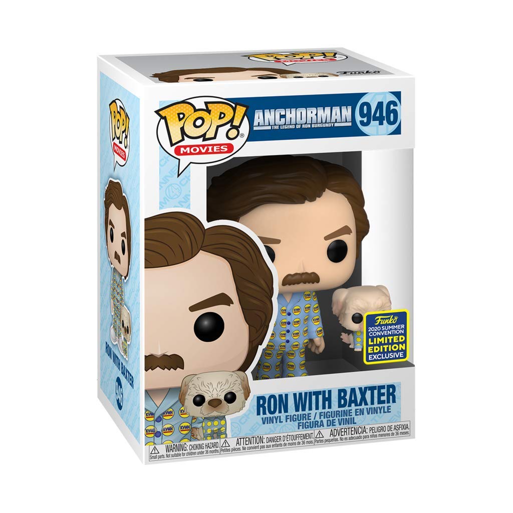 Foto 3 pulgar | ¡funko Pop! El Presentador De Películas Ron Con Baxter #946 (2020) - Venta Internacional.