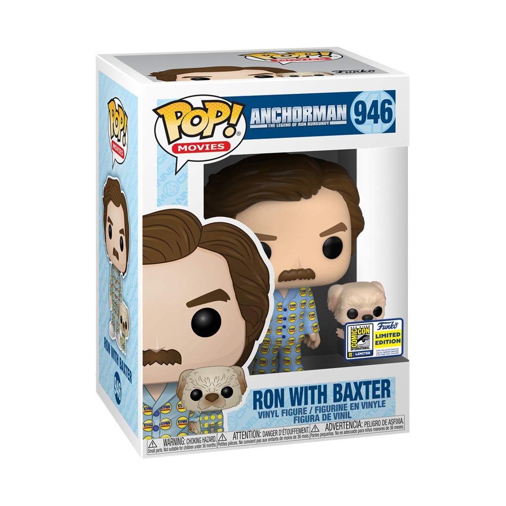 Foto 4 pulgar | ¡funko Pop! El Presentador De Películas Ron Con Baxter #946 (2020) - Venta Internacional.