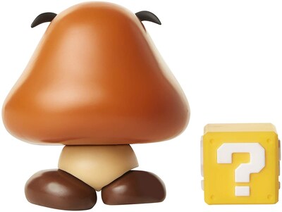 Foto 7 | Figura De Acción Super Mario Nintendo 3.1 Goomba Con Pregunta Bl - Venta Internacional.