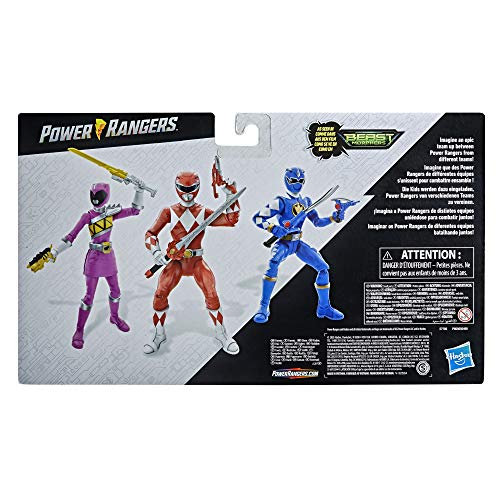 Foto 5 pulgar | Juego De 3 Juguetes Action Figure Toys Power Rangers Beast Morphers - Venta Internacional.