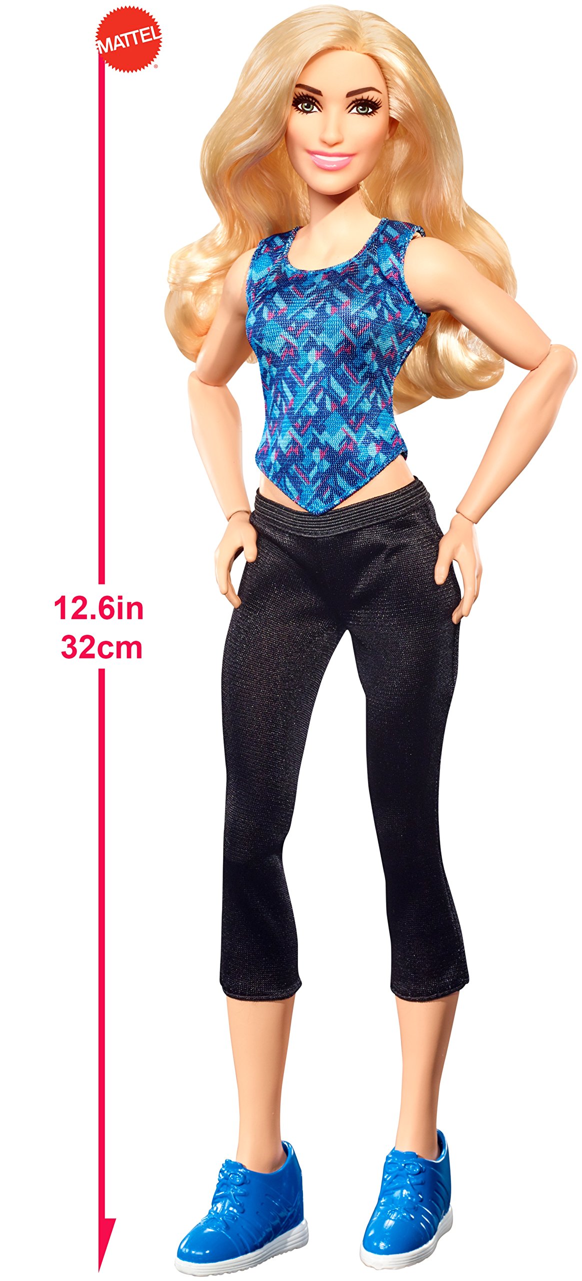 Foto 5 pulgar | Muñeca Wwe Charlotte Flair-Venta Internacional