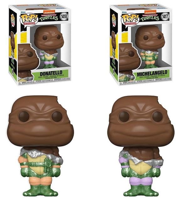 Foto 2 pulgar | ¡toy Funko Teenage Mutant Ninja Turtles Easter Pop! Juego De 2 - Venta Internacional.