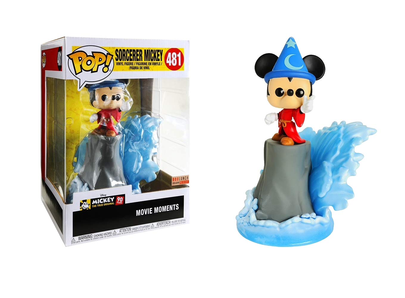 Foto 2 pulgar | Funko Pop Fantasia Movie Moment Sorcerer Mickey Mouse #481 - Venta Internacional