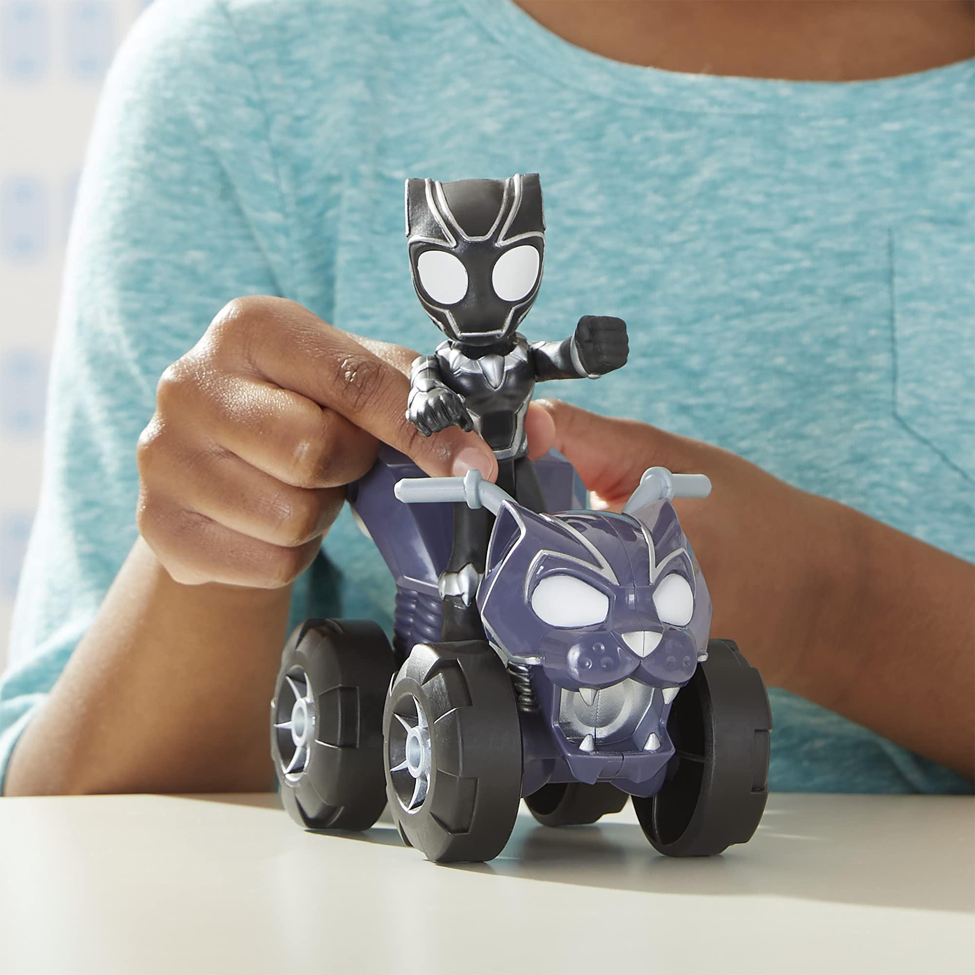 Foto 5 pulgar | Figura Spidey Y Sus Increíbles Amigos Black Panther-Venta Internacional