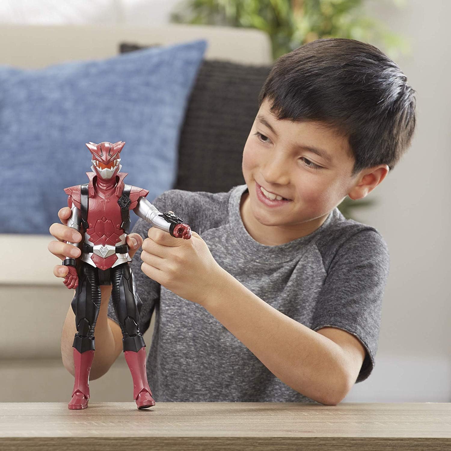 Foto 2 | Figura De Acción Power Rangers Mighty Morphin Red Ranger 30 Cm - Venta Internacional.