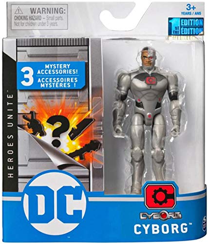 Foto 2 | Figura De Acción Dc Heroes Unite Cyborg De 10 Cm Con Accesorios - Venta Internacional.