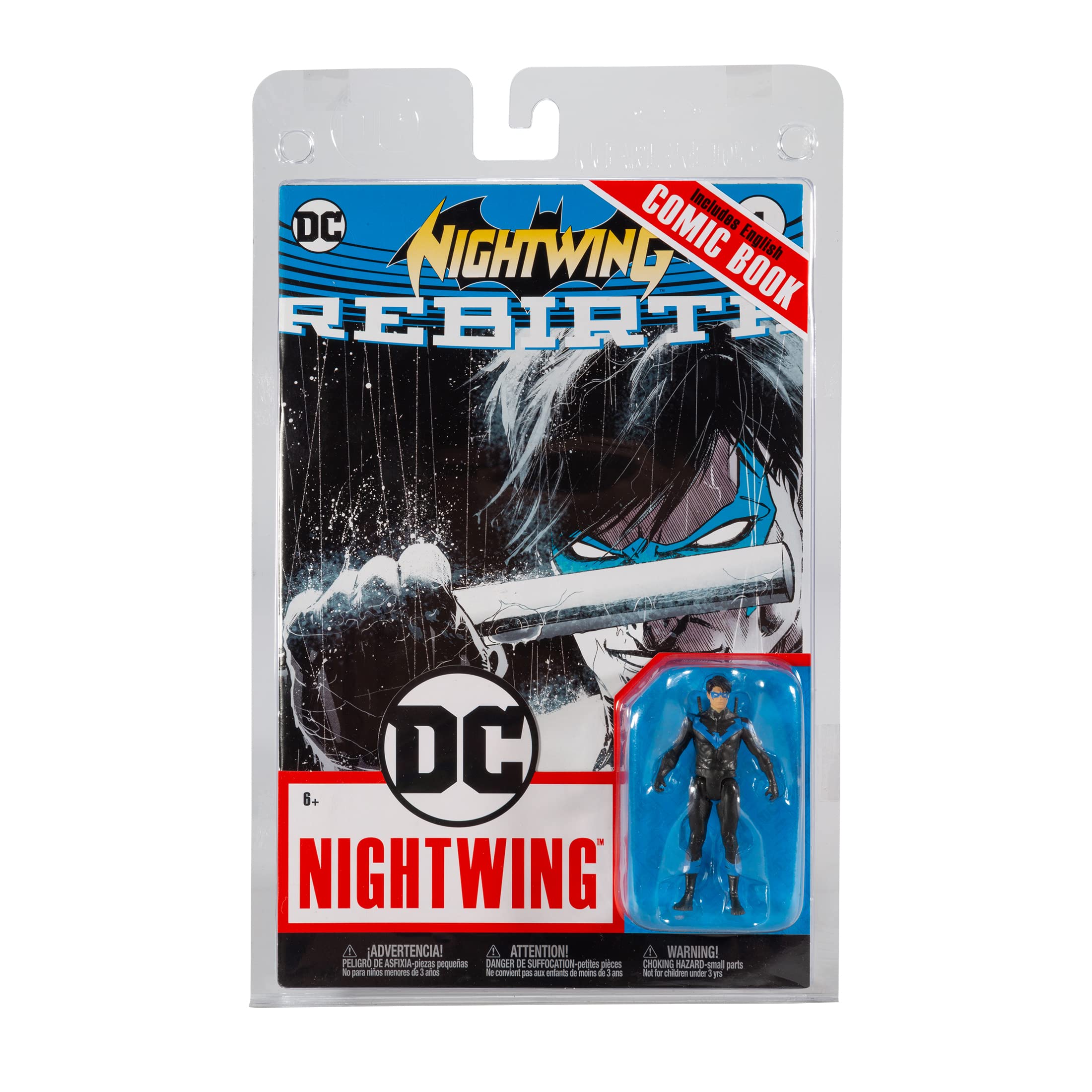 Foto 8 pulgar | Figura De Acción Mcfarlane Toys Dc Direct Nightwing De 3 Pulgadas - Venta Internacional.