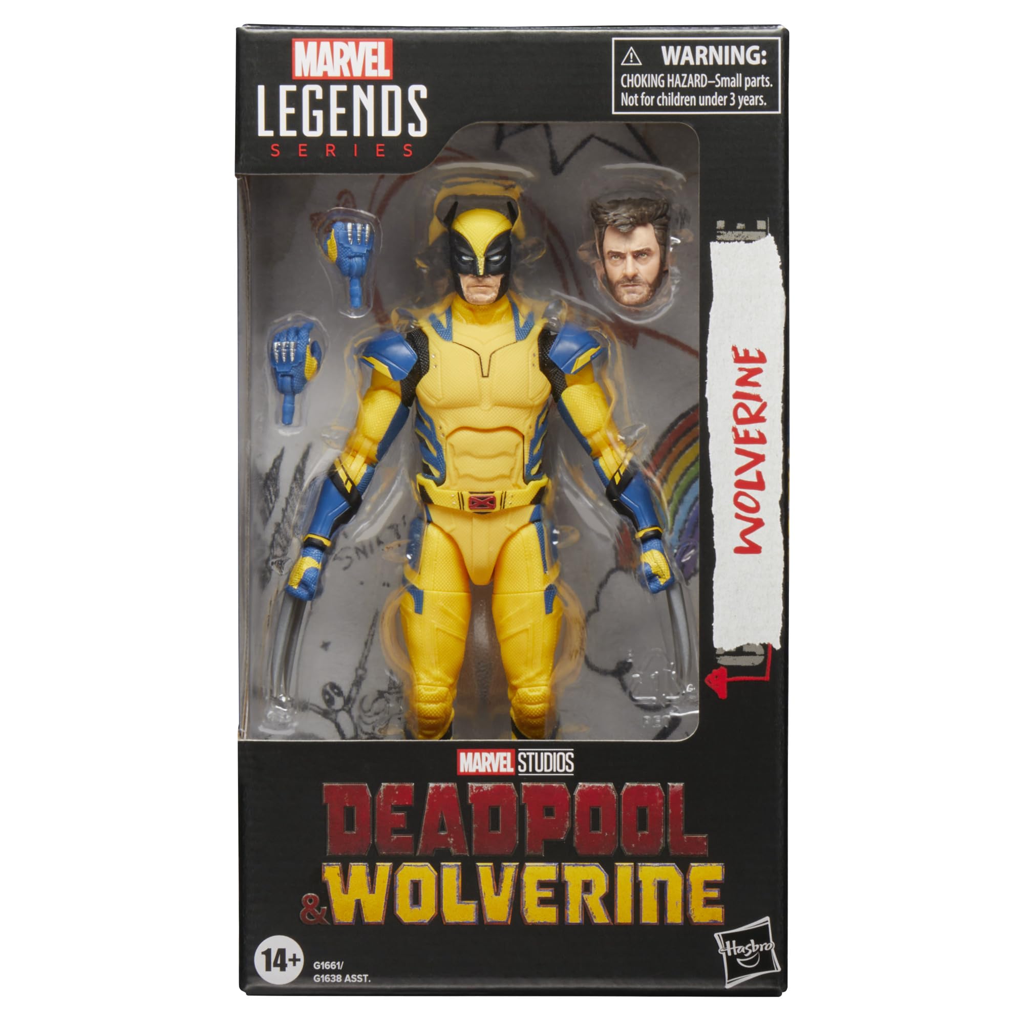 Foto 4 pulgar | Figura De Acción Marvel Legends Series Wolverine 15cm - Venta Internacional.
