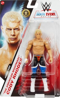 Foto 2 | Figura De Acción Mattel Wwe Cody Rhodes La Pesadilla Americana - Venta Internacional.