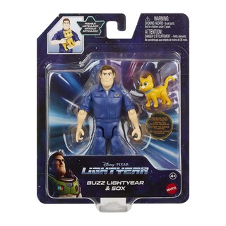 Foto 6 | Figura De Acción Mattel Disney Pixar Lightyear Buzz Con Gato Robot - Venta Internacional.