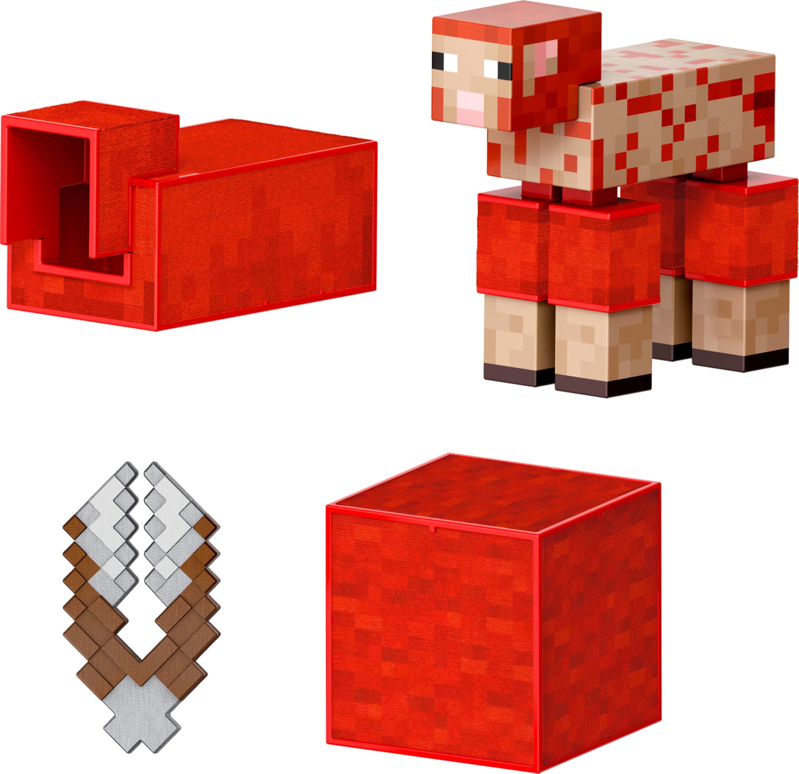Foto 2 pulgar | Figura De Acción Mattel Minecraft Diamond Level Sheep 5.5 Pulgadas - Venta Internacional.
