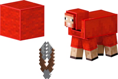 Foto 4 | Figura De Acción Mattel Minecraft Diamond Level Sheep 5.5 Pulgadas - Venta Internacional.