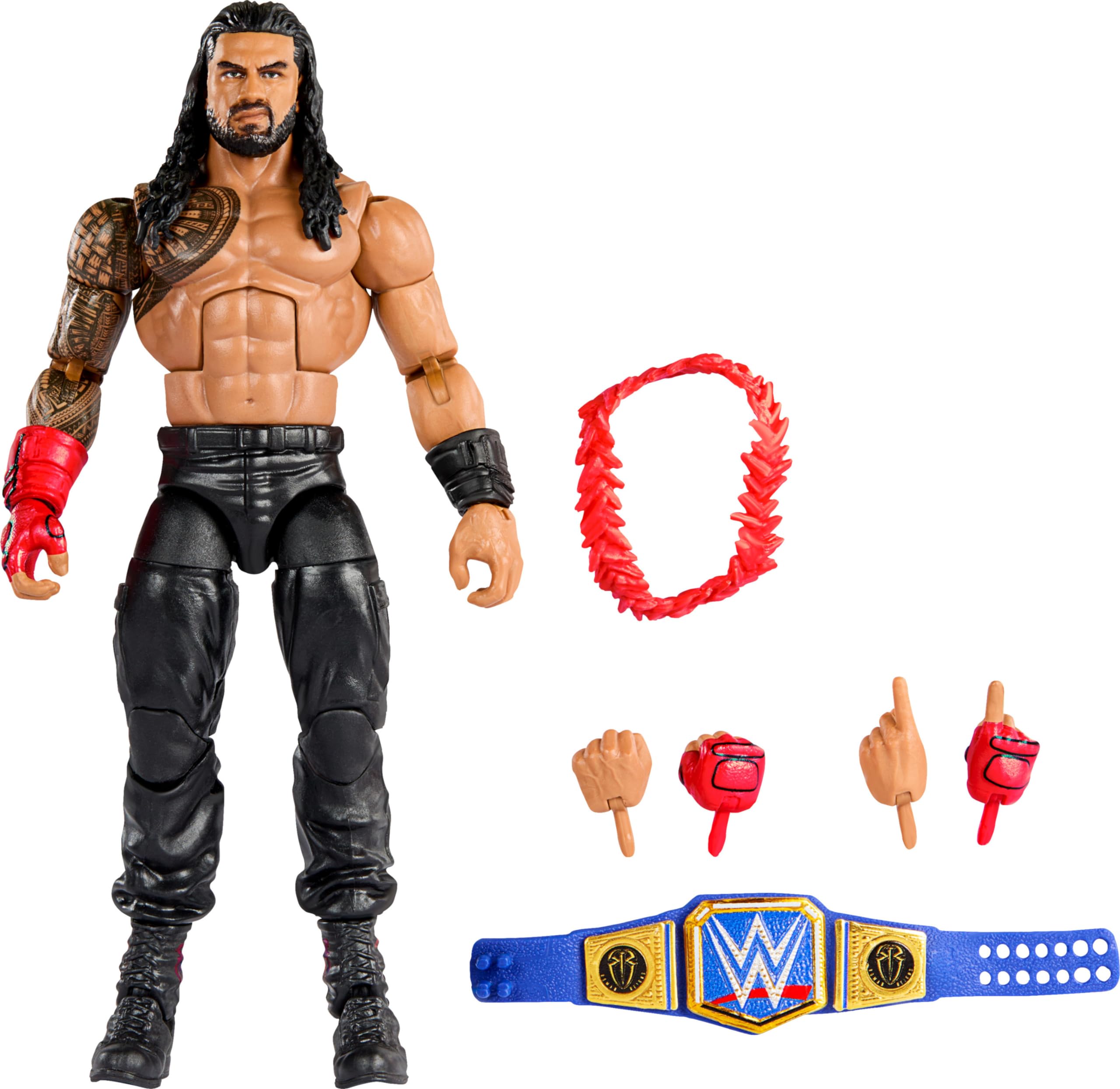 Figura De Acción Mattel Wwe Roman Reigns Elite Collection 6 Pulgadas - Venta Internacional.