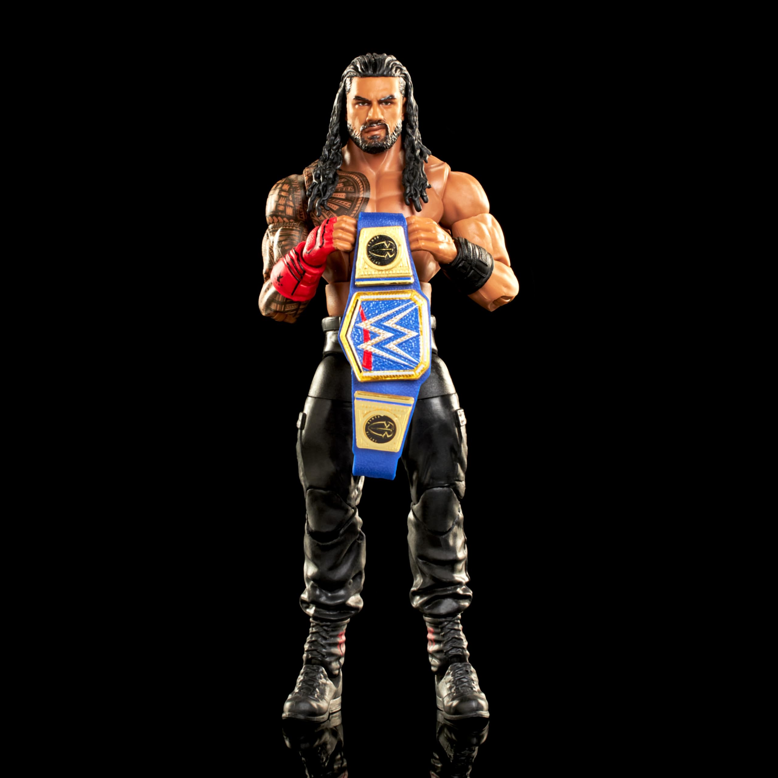 Foto 8 pulgar | Figura De Acción Mattel Wwe Roman Reigns Elite Collection 6 Pulgadas - Venta Internacional.