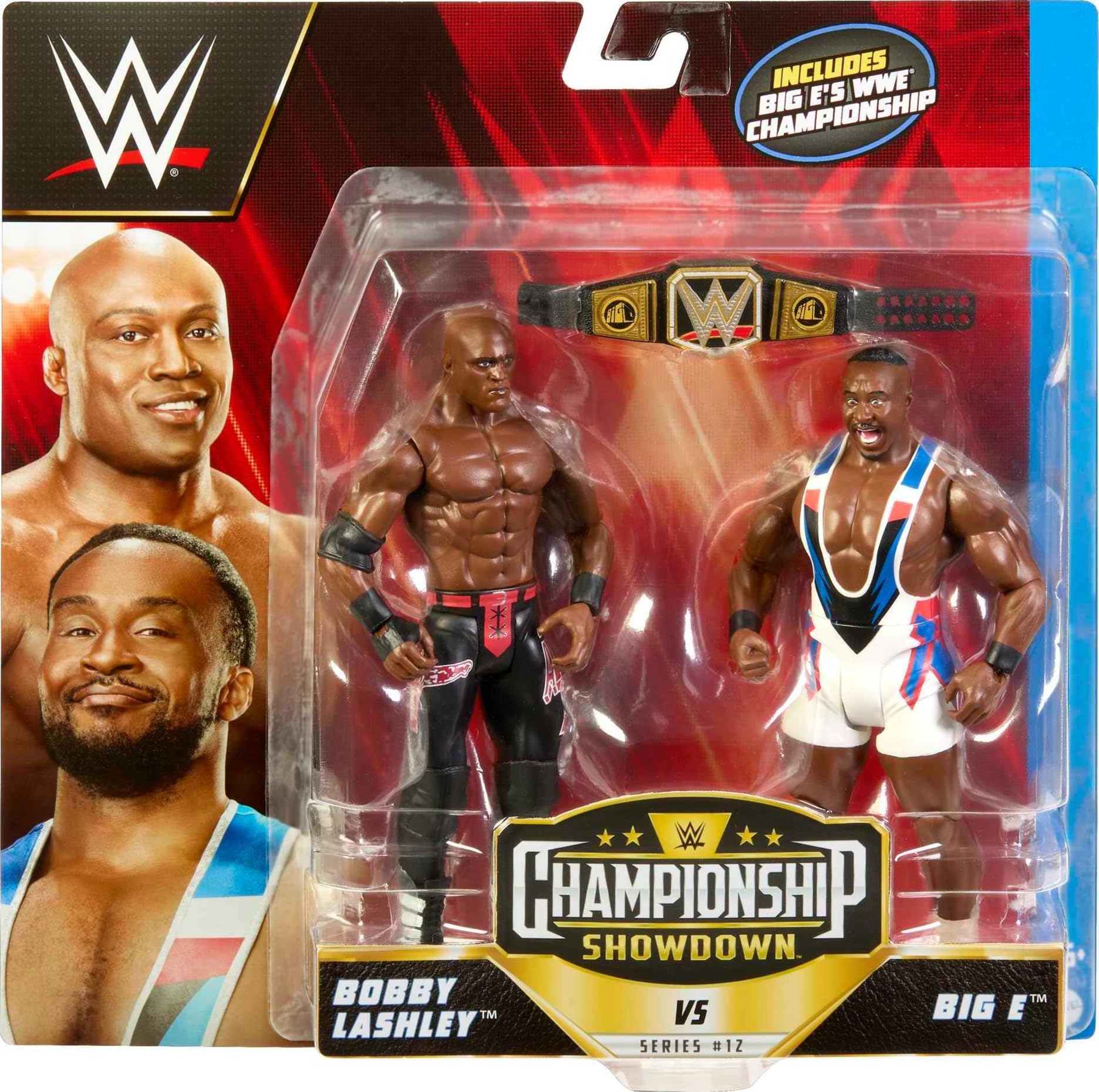 Foto 3 pulgar | Figura De Acción Mattel Wwe Big E Vs Bobby Lashley, Paquete De 2 - Venta Internacional.