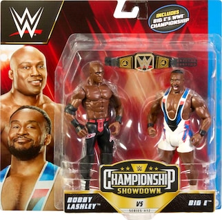 Foto 2 | Figura De Acción Mattel Wwe Big E Vs Bobby Lashley, Paquete De 2 - Venta Internacional.
