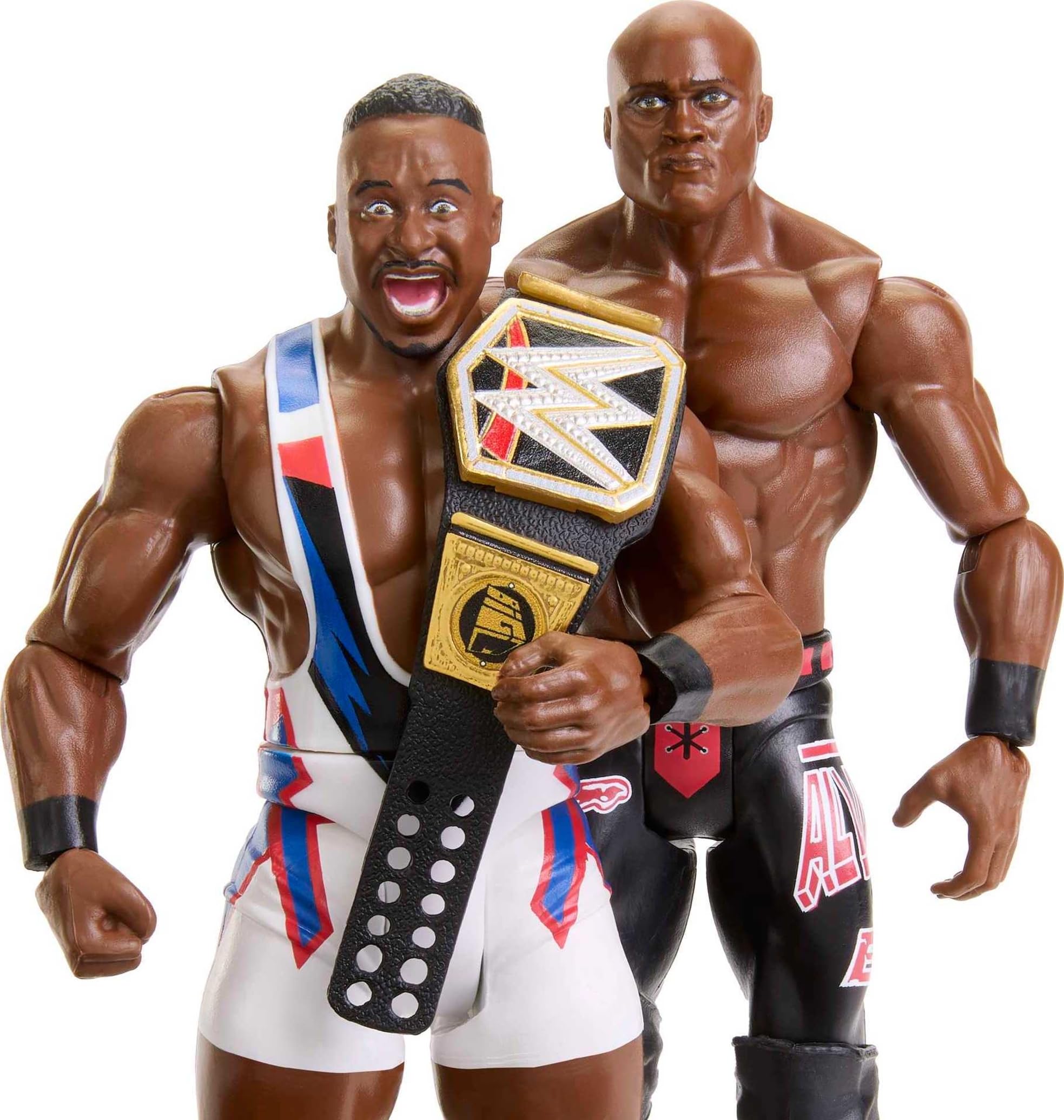 Foto 4 pulgar | Figura De Acción Mattel Wwe Big E Vs Bobby Lashley, Paquete De 2 - Venta Internacional.