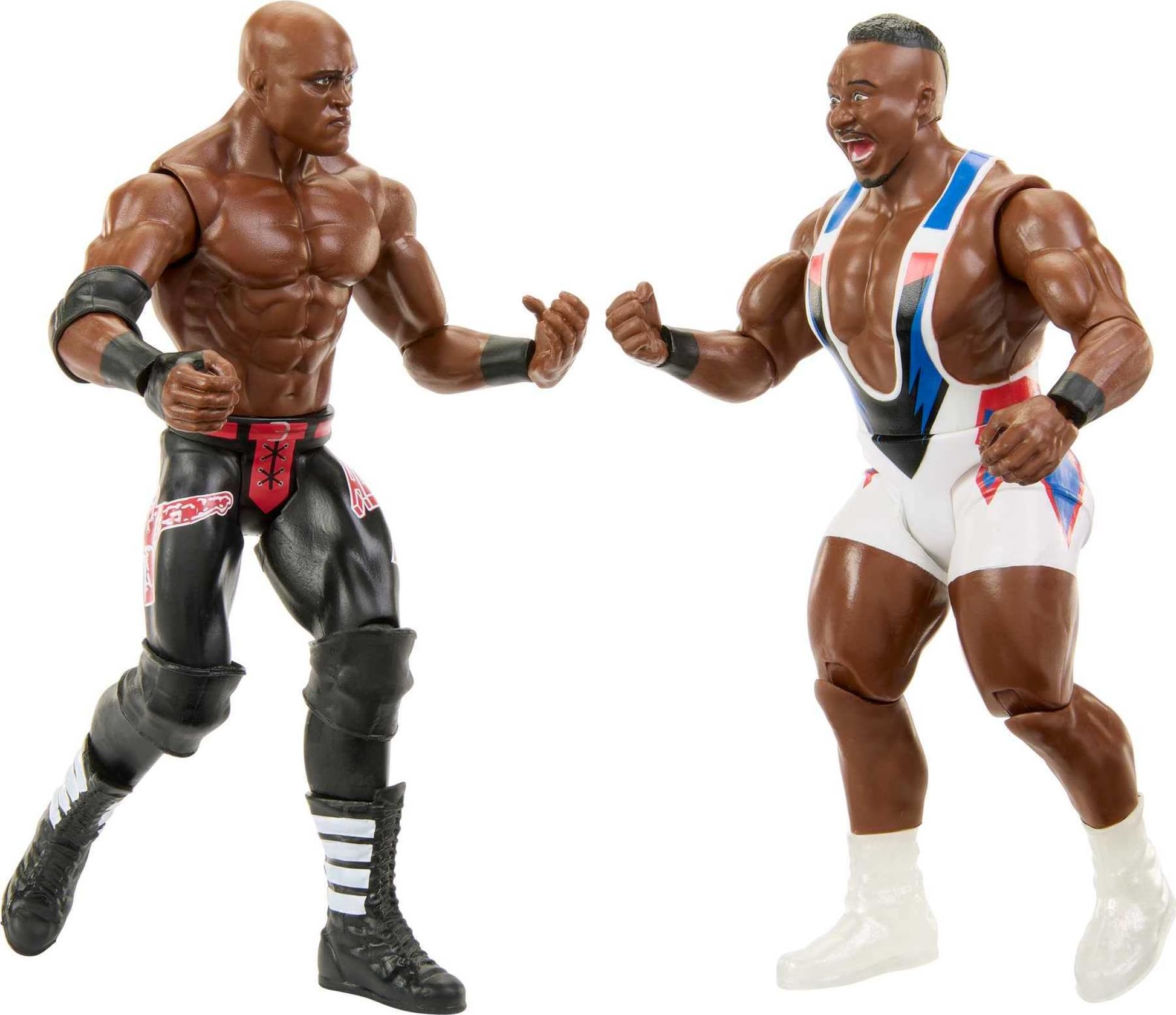 Foto 5 pulgar | Figura De Acción Mattel Wwe Big E Vs Bobby Lashley, Paquete De 2 - Venta Internacional.