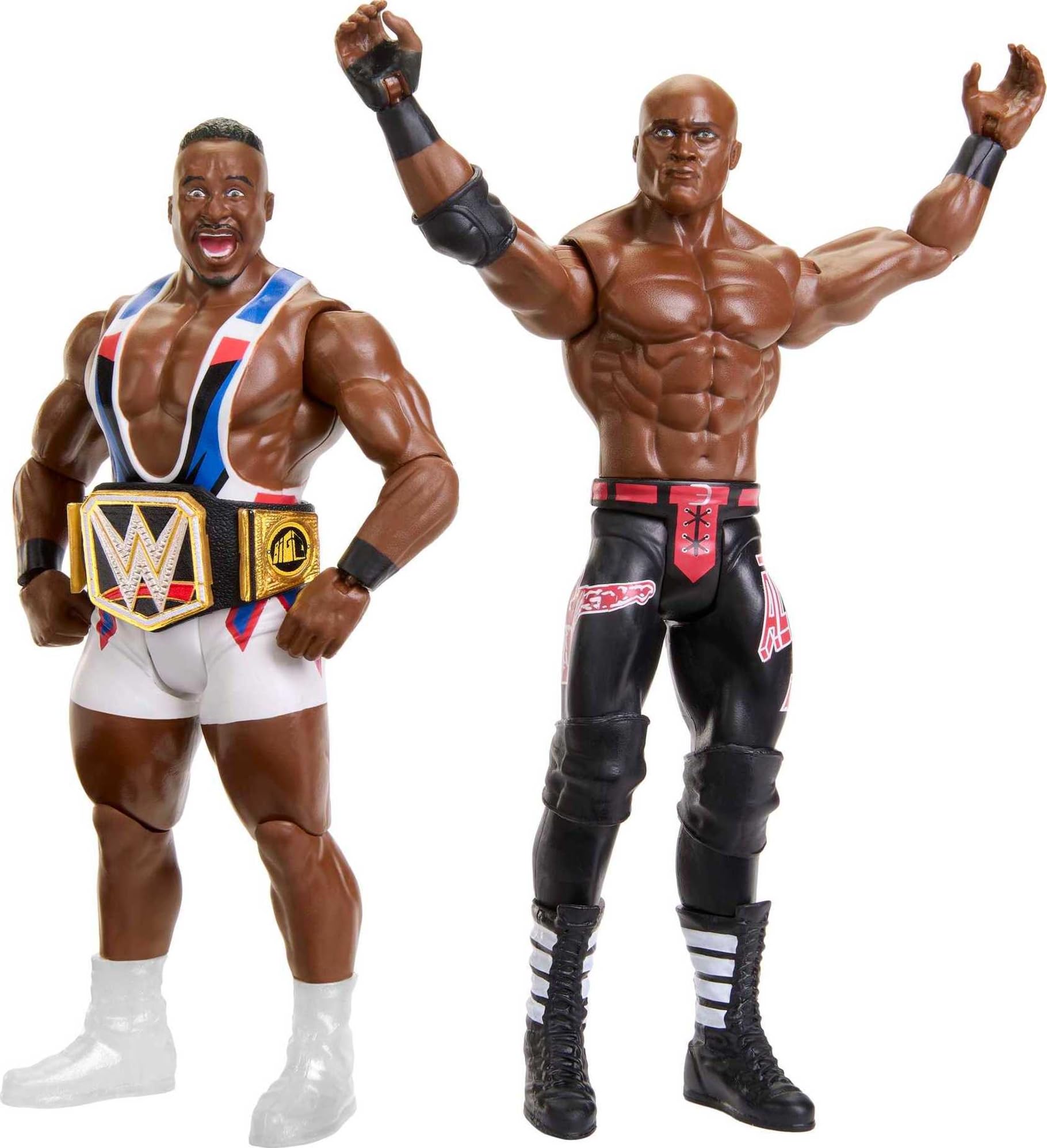 Foto 6 pulgar | Figura De Acción Mattel Wwe Big E Vs Bobby Lashley, Paquete De 2 - Venta Internacional.