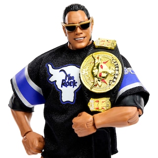 Foto 2 | Figura De Acción Mattel Wwe The Rock Elite Collection 15 Cm - Venta Internacional.