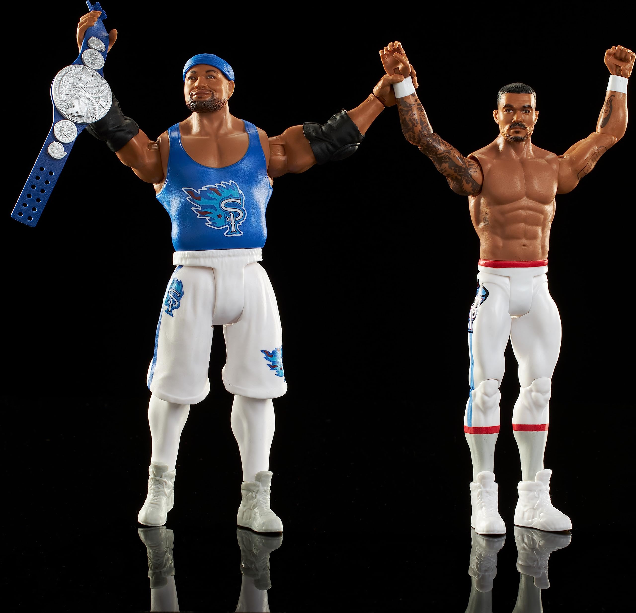 Foto 5 pulgar | Figura De Acción Mattel Wwe Championship Showdown, Paquete De 2 - Venta Internacional.