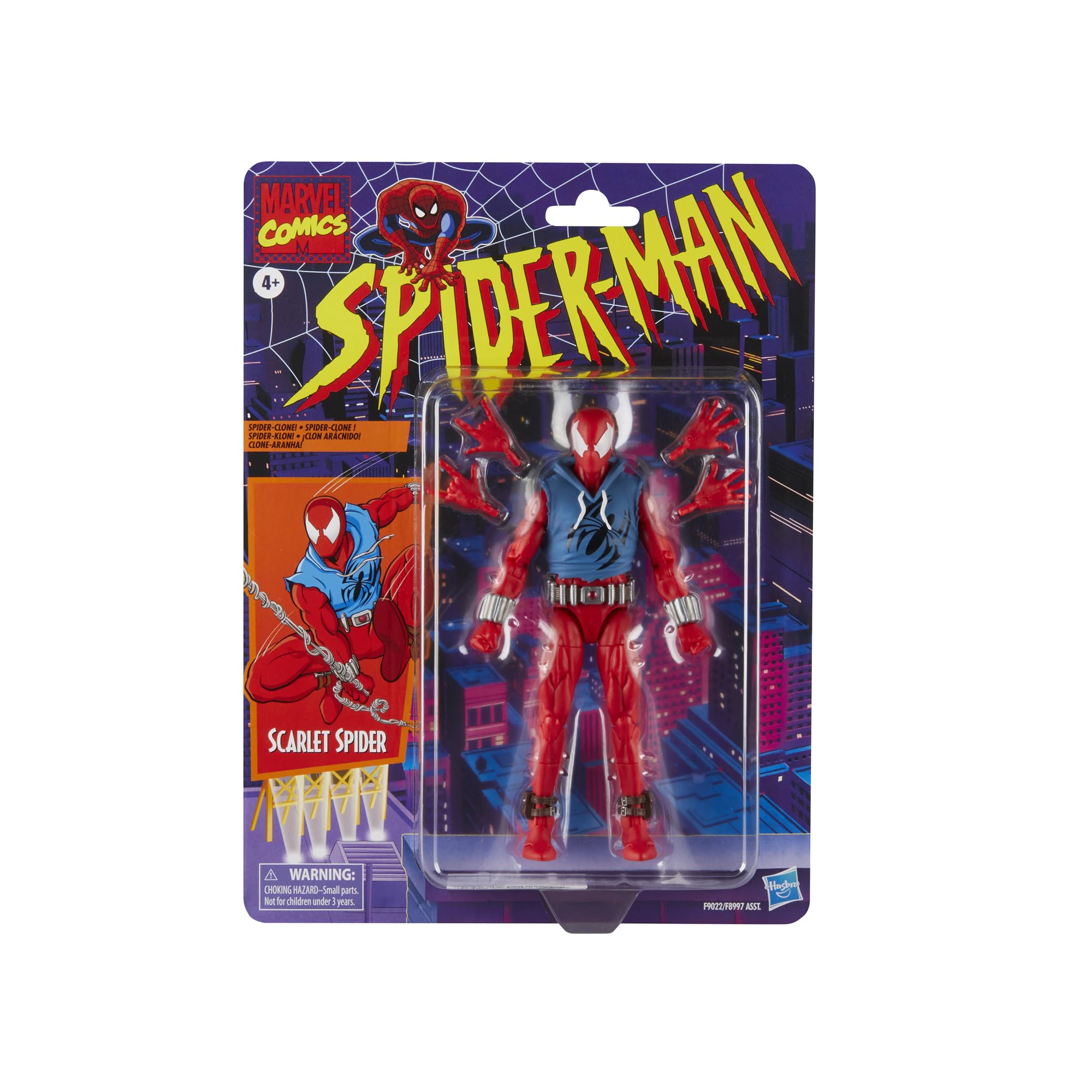 Foto 3 pulgar | Figura De Acción Marvel Legends Series Scarlet Spider 15 Cm - Venta Internacional.