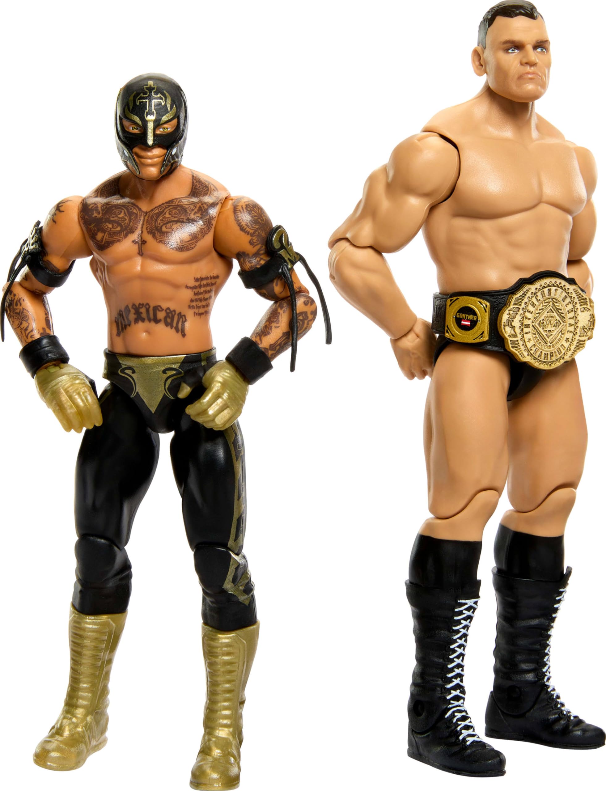 Foto 5 pulgar | Set De Figuras De Acción Mattel Wwe Championship Showdown, Paquete De 2 - Venta Internacional.