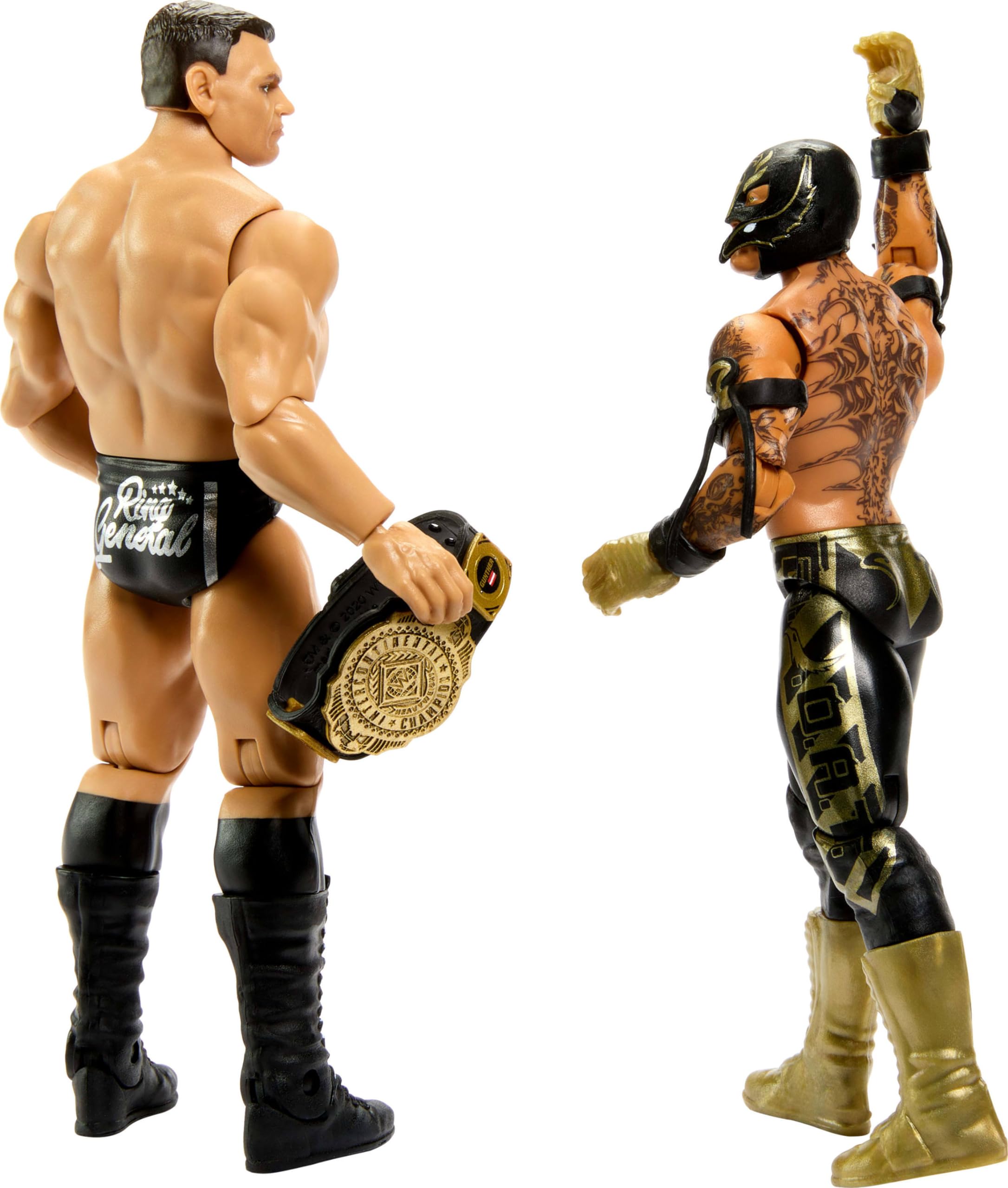 Foto 7 pulgar | Set De Figuras De Acción Mattel Wwe Championship Showdown, Paquete De 2 - Venta Internacional.
