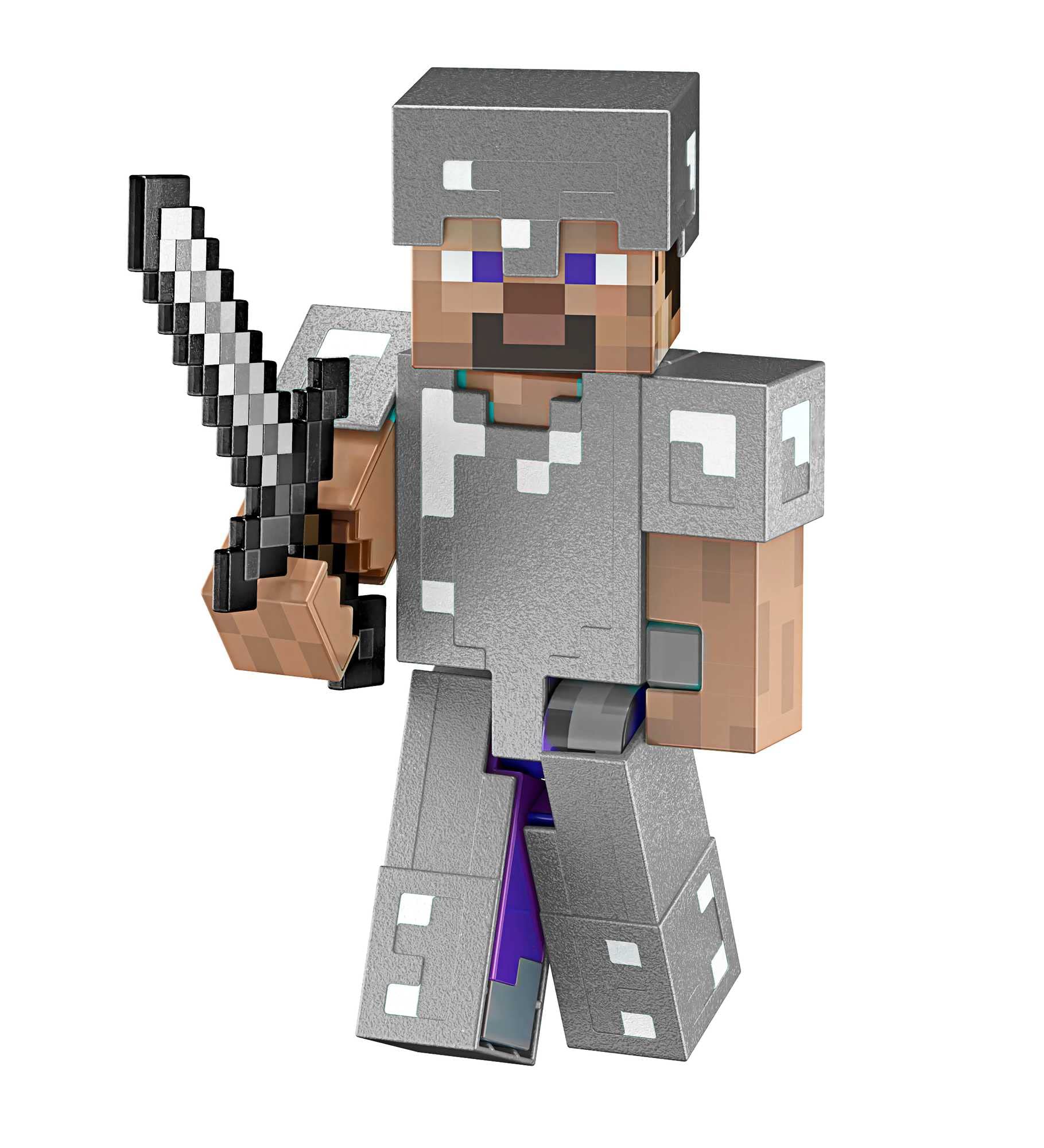Foto 3 pulgar | Figura De Acción Mattel Minecraft Diamond Level Steve 14 Cm - Venta Internacional.