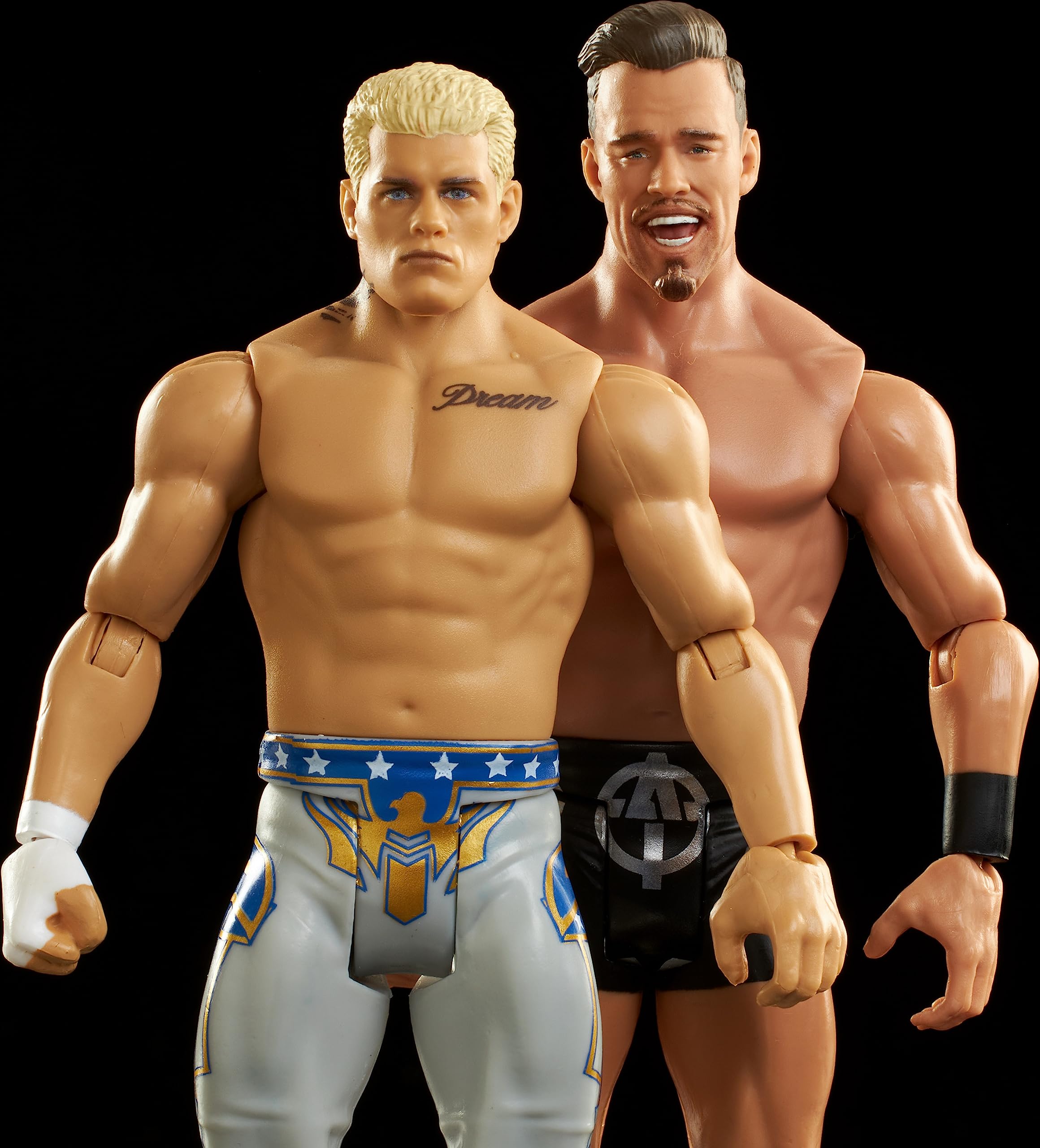 Foto 5 pulgar | Figura De Acción Mattel Wwe Moontex Ford Vs Angelo Dawkins - Venta Internacional.